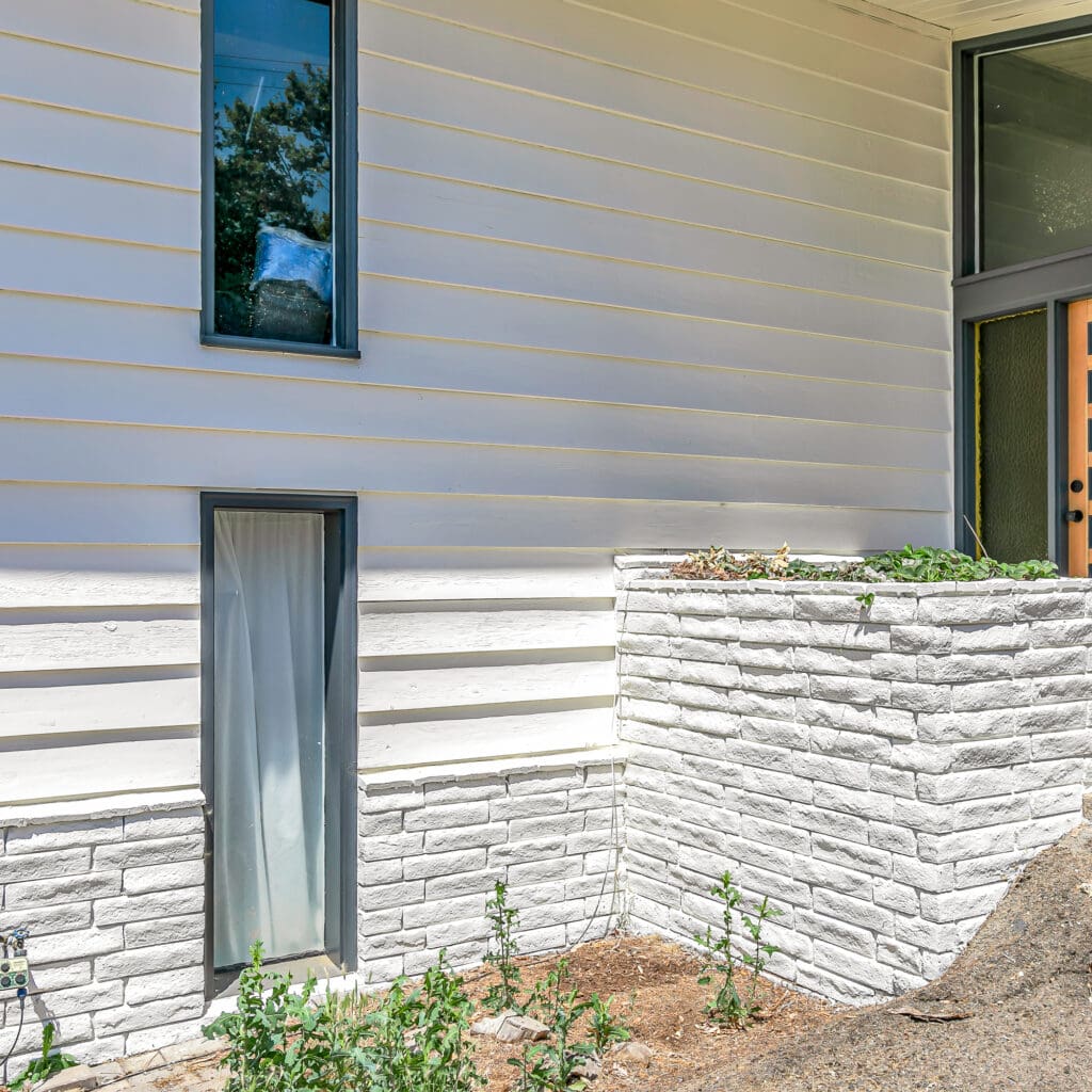 white exterior paint